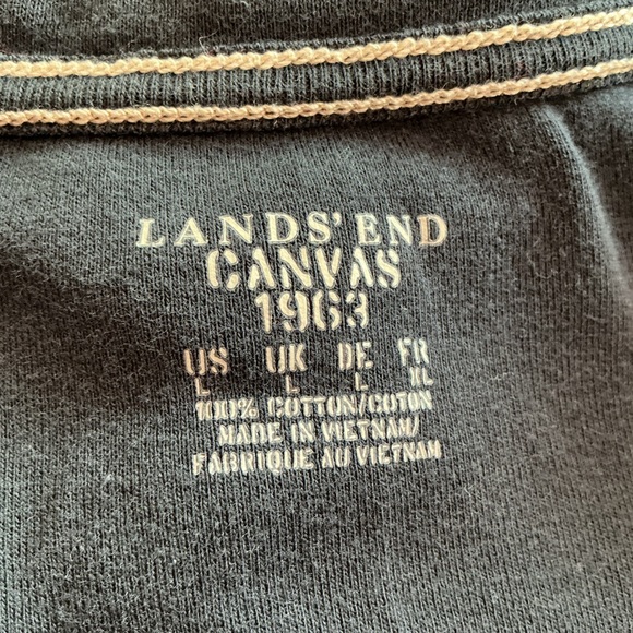 Lands' End Dark Navy Short Sleeve Tee - Picture 3 of 3